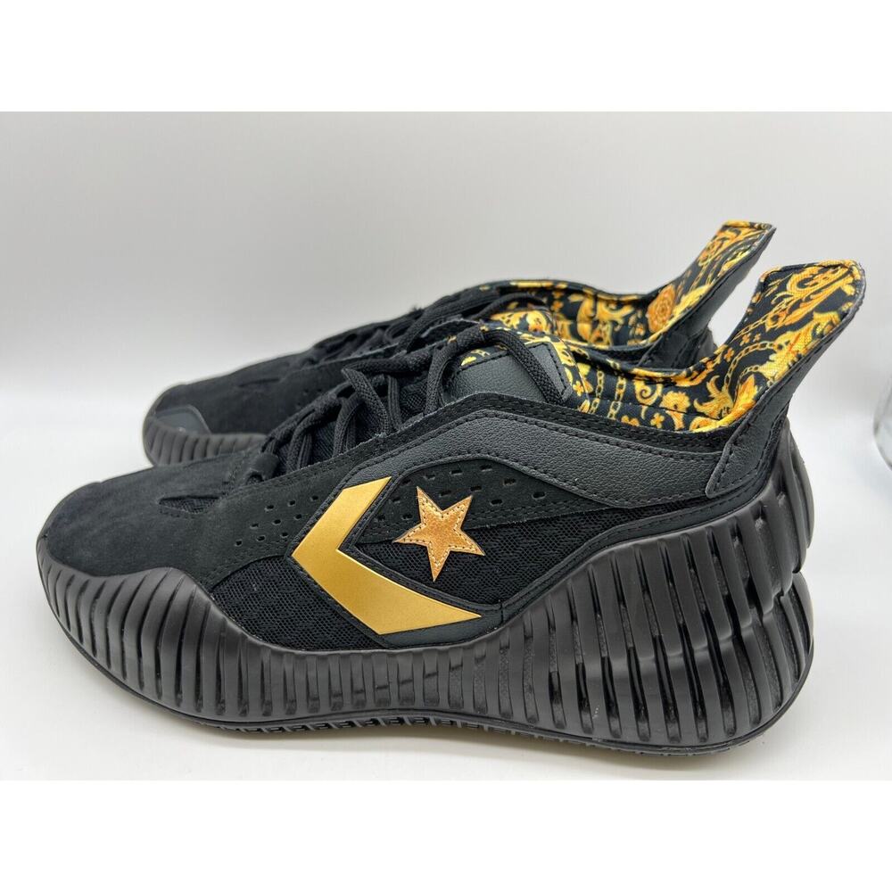 Converse All Star BB Prototype CX Mid Black Gold Baroque A02515C Shoes Men's 9 - Picture 2 of 12